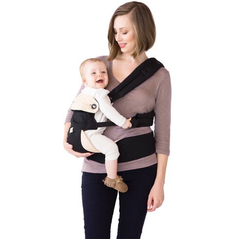 Marsupiu Ergobaby 4 Pozitii 360 Black & Camel Ergobaby,poza 4  - ExclusivMAG.ro Marsupiu Ergobaby 4 Pozitii 360 Black & Camel Ergobaby,poza 4