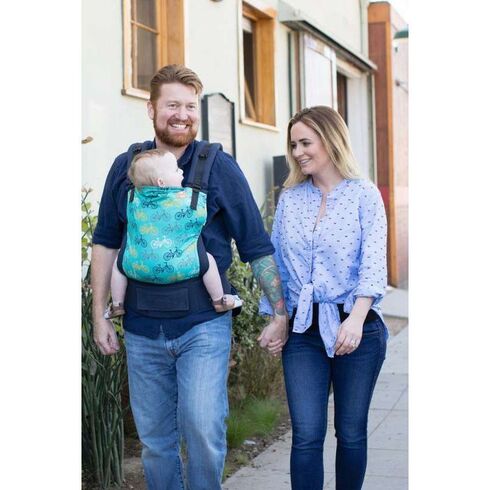 Marsupiu Tula Standard Canvas Round and Round - Baby Tula,poza 3