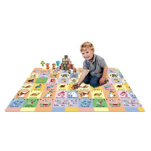 Covoras de Joaca cu Doua Fete pentru Copii Prince Lionheart City / ABC,poza 3