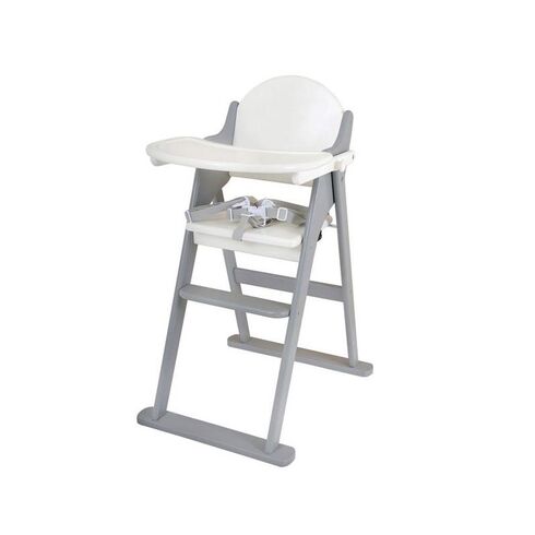 Scaun de Masa Pliabil din Lemn Alb cu Gri - East Coast,poza 2