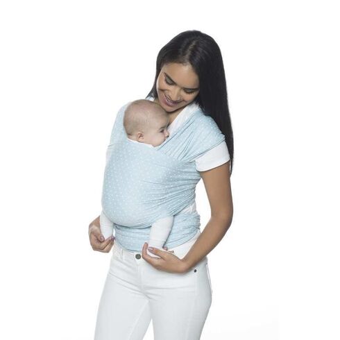 Wrap Ergobaby Aura Baby Blue Ergobaby,poza 2