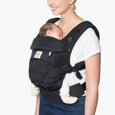 Marsupiu Adapt Cool Air Onyx Black Ergobaby - poza 2 - ExclusivMAG.ro