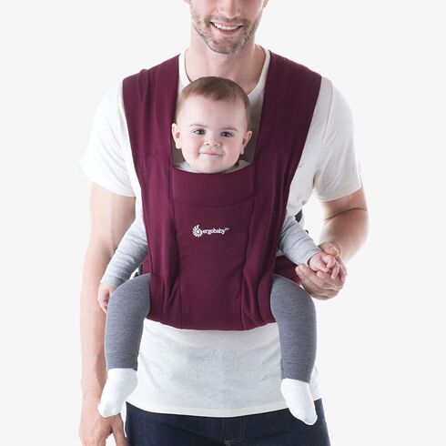 Marsupiu Embrace Burgundy Ergobaby, Culoare: Visiniu - poza 3 - ExclusivMAG.ro