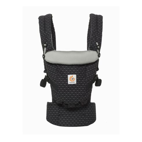 Marsupiu Adapt Geo Black 0 luni+ Ergobaby, Culoare: Negru - poza 3 - ExclusivMAG.ro