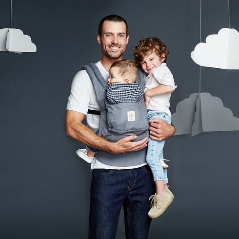 Marsupiu Original Steel Plaid Phoenix Ergobaby - poza 4 - ExclusivMAG.ro