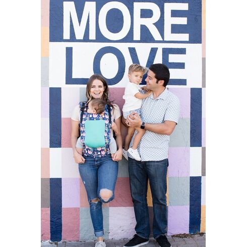 Marsupiu Tula Free-to-Grow Twilight Tulip - Baby Tula,poza 4