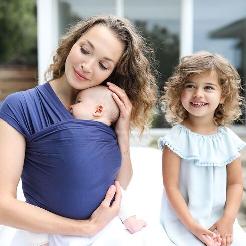 Wrap Ergobaby Aura Indigo Ergobaby - poza 4 - ExclusivMAG.ro