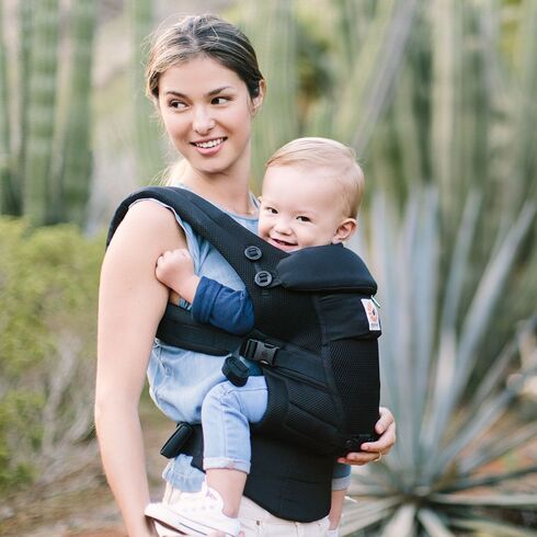 Marsupiu Adapt Cool Air Onyx Black Ergobaby - poza 4 - ExclusivMAG.ro