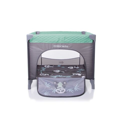 Tarc de joaca 93x93 cm 4Baby COLORADO Verde, Culoare: Verde, Dimensiuni: 85x85,poza 2