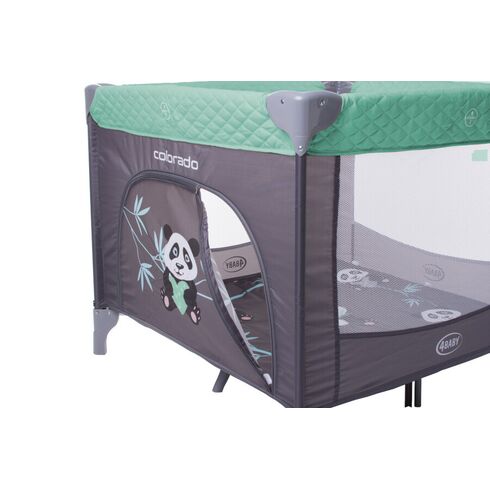 Tarc de joaca 93x93 cm 4Baby COLORADO Verde, Culoare: Verde, Dimensiuni: 85x85,poza 5