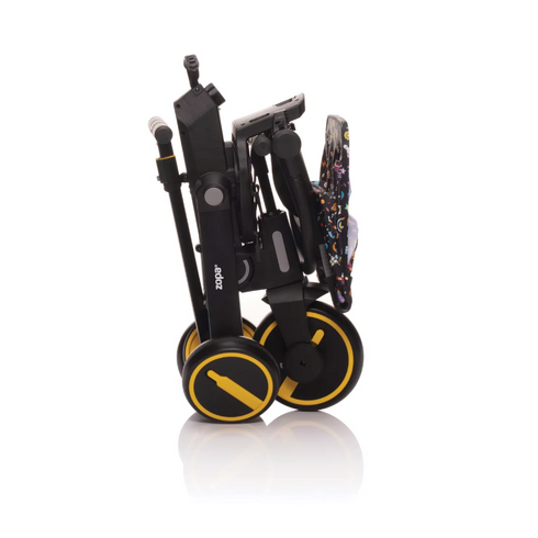 Tricicleta pliabila Zopa 7 in 1, de la 10 luni - 5 ani, Nova 2 Cosmic Black, Culoare: Negru,poza 5