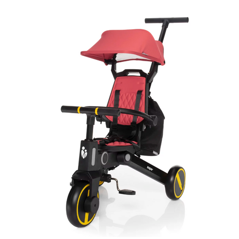 Tricicleta pliabila Zopa 7 in 1, de la 10 luni - 5 ani, Nova 2 Racing Red, Culoare: Rosu,poza 2