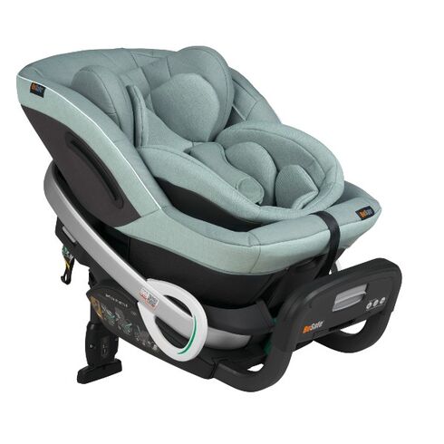 Scaun auto BeSafe Stretch B - Sea Green Mélange, Culoare: Verde, Grupa: 0-25kg (0 luni - 7 ani)