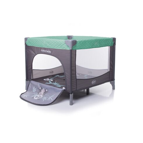 Tarc de joaca 93x93 cm 4Baby COLORADO Verde, Culoare: Verde, Dimensiuni: 85x85,poza 4