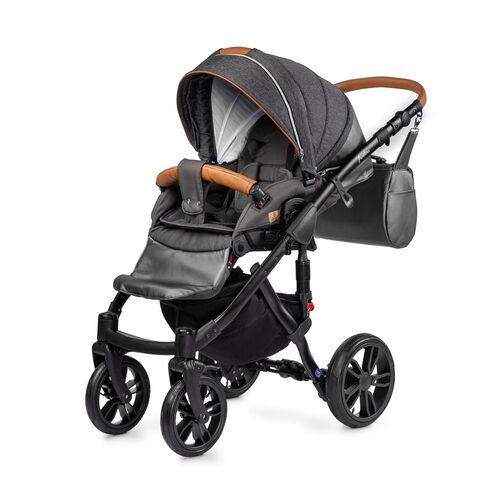 Carucior Camini FRONTERA 2 in 1 Silver, Culoare: Gri/Negru,poza 2