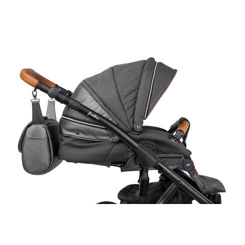 Carucior Camini FRONTERA 2 in 1 Silver, Culoare: Gri/Negru,poza 10