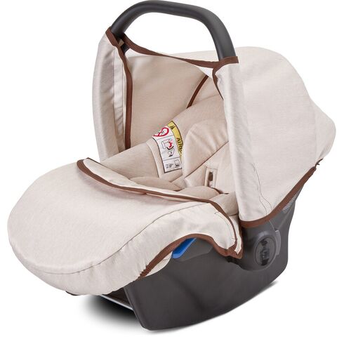 Scaun auto Camini MUSCA 0-10 Kg Bej, Culoare: Crem, Grupa: 0-13kg (0 luni - 12 luni)
