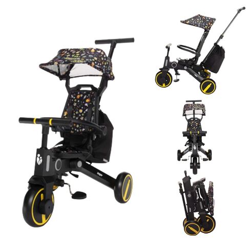 Tricicleta pliabila Zopa 7 in 1, de la 10 luni - 5 ani, Nova 2 Cosmic Black, Culoare: Negru
