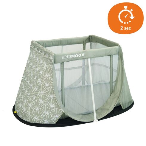 Patut Pliant Pop Up Aeromoov, Seashell Olive, Culoare: Verde, Dimensiuni: 120x60,poza 2