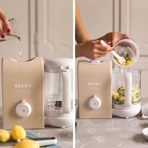 Robot Beaba Babycook Express Clay Earth, Culoare: Crem,poza 7