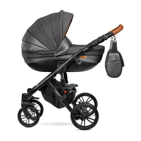 Carucior Camini FRONTERA 2 in 1 Silver, Culoare: Gri/Negru,poza 3