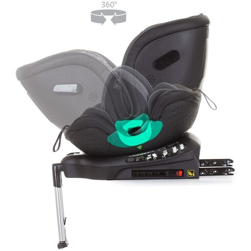 Scaun auto Chipolino Max Safe I-Size 40-150 cm graphite cu sistem Isofix, Culoare: Gri, Grupa: 0-36kg (0 luni - 12 ani),poza 7