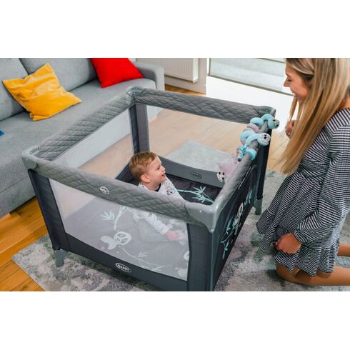 Tarc de joaca 93x93 cm 4Baby COLORADO Verde, Culoare: Verde, Dimensiuni: 85x85,poza 11