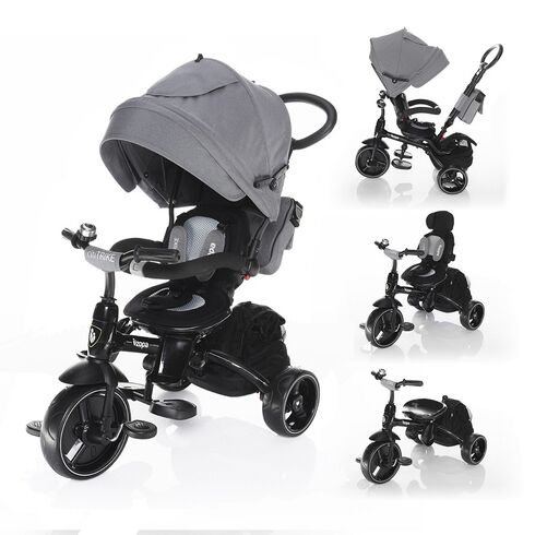 Tricicleta Zopa 6 moduri de utilizare Citi Trike Foggy Grey