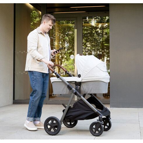 Joie - Landou Ramble XL Signature, Oyster (pentru carucioarele Finiti, Tourist, Aeria, Parcel, Versatrax, Litetrax), Culoare: Gri - poza 7 - ExclusivMAG.ro