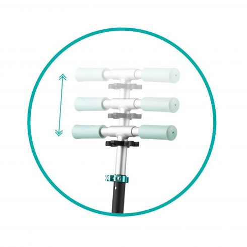 Trotineta copii, QKids, BRO - Green, Culoare: Verde,poza 4