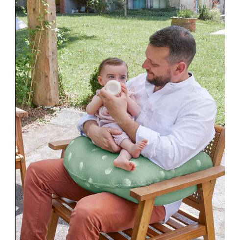 Babymoov - Perna B.Love 2 in 1 de maternitate si de alaptare, in forma de U si C, Verde, Culoare: Verde,poza 7