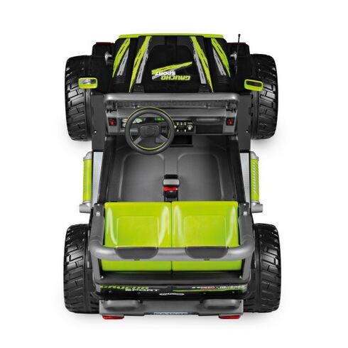 Masina electrica Peg Perego Gaucho Sport, 12V, 3 ani +, Verde/Negru,poza 6