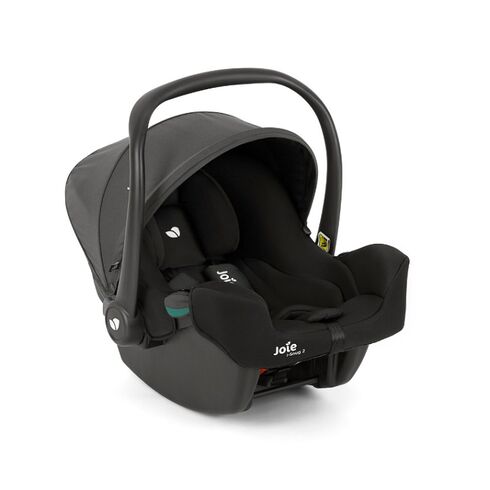 Scoica auto i-Snug 2 cu tetiera reglabila, nastere-75 cm Shale, testata ADAC, Culoare: Negru, Grupa: 0-13kg (0 luni - 12 luni)