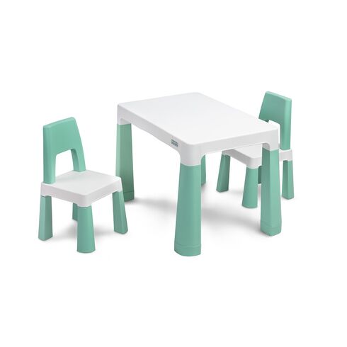 Set masuta cu scaunele pentru copii Toyz MONTI Menta, Culoare: Verde
