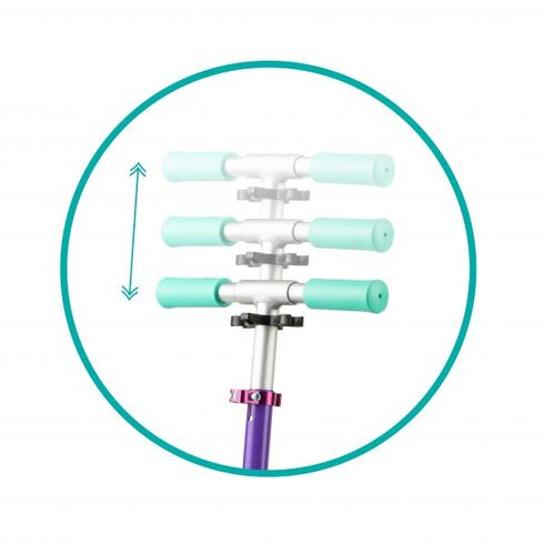 Trotineta copii, QKids, BRO - Purple, Culoare: Mov,poza 4