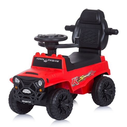 Masinuta de impins Chipolino Safari red cu maner si copertina, Culoare: Rosu,poza 6