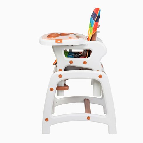 Scaun de masa Juju Eat&Play, Maro, Culoare: Multicolor,poza 5