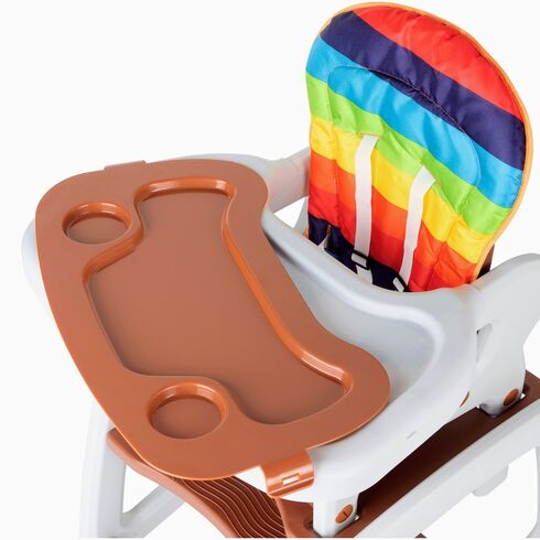 Scaun de masa Juju Eat&Play, Maro, Culoare: Multicolor,poza 8