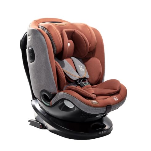 Scaun auto Joie i-Size i-Spin Grow 360° R Signature, nastere-125 cm, Cider, testat ADAC, Culoare: Maro, Grupa: 0-25kg (0 luni - 7 ani)  - ExclusivMAG.ro