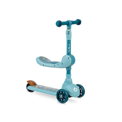 Trotineta transformabila 2in1 MoMi Kiuru - Blue, Culoare: Blue
