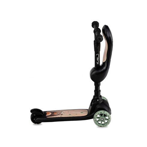 Trotineta transformabila 2in1 MoMi Kiuru - Black, Culoare: Negru - poza 3 - ExclusivMAG.ro