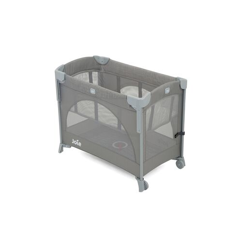 Patut pliant pentru cosleeping Joie Kubbie Foggy Gray, Culoare: Gri, Dimensiuni: 95x65