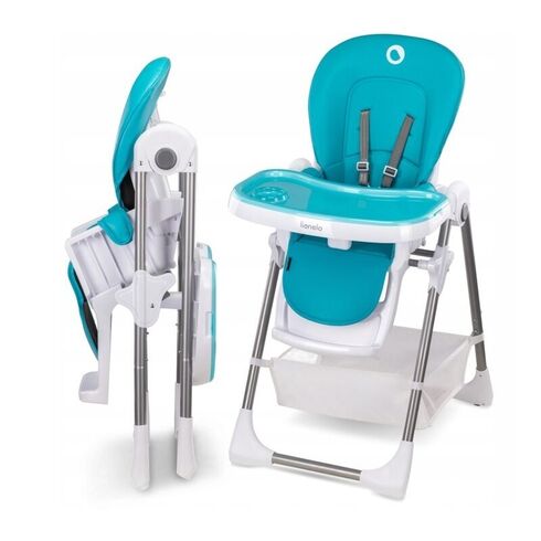 Lionelo - Scaun de masa copii Linn Plus Turquoise, Culoare: Turquoise,poza 3
