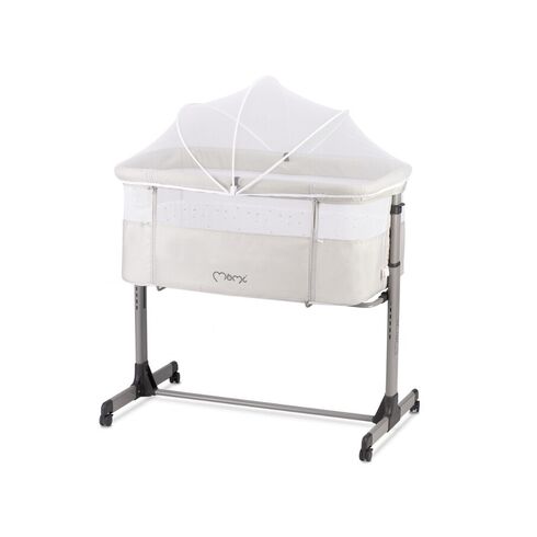 Co-sleeper MoMi, Revo - Light Grey, Culoare: Gri deschis,poza 2