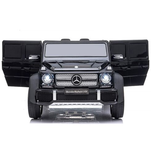 Masinuta electrica Chipolino SUV Mercedes Maybach G650 black cu scaun din piele si roti EVA, Culoare: Negru, Capacitate acumulator: 12V,poza 6  - ExclusivMAG.ro Masinuta electrica Chipolino SUV Mercedes Maybach G650 black cu scaun din piele si roti EVA, Culoare: Negru, Capacitate acumulator: 12V,poza 6
