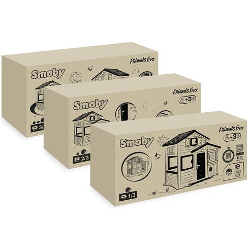 Casuta pentru copii Smoby Neo Friends Evo,poza 5