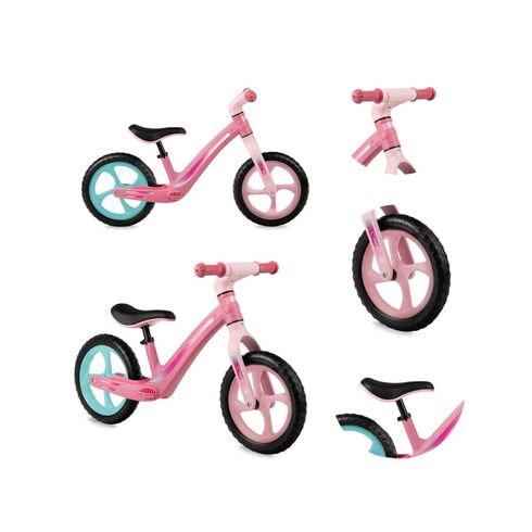 Bicicleta fara pedale, Momi Mizo - Pink, Culoare: Roz,poza 4