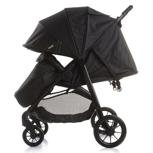 Carucior gemeni Chipolino Top Stars ebony, Culoare: Negru - poza 6 - ExclusivMAG.ro