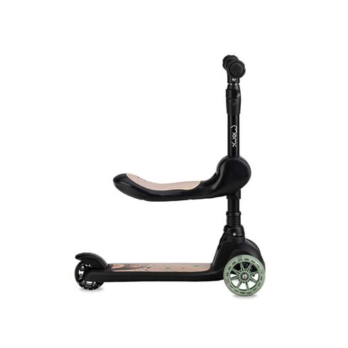 Trotineta transformabila 2in1 MoMi Kiuru - Black, Culoare: Negru - poza 2 - ExclusivMAG.ro