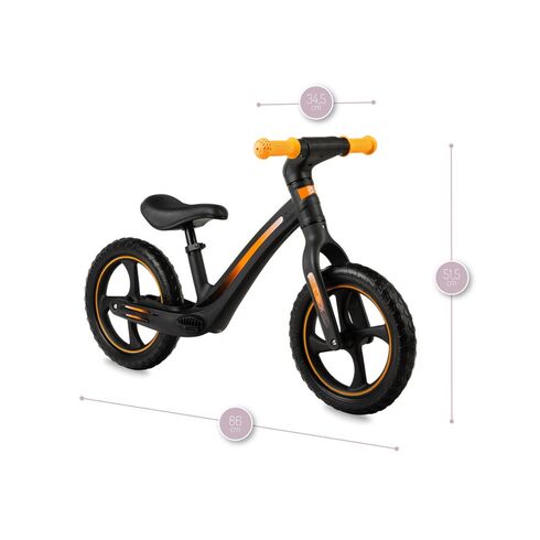 Bicicleta fara pedale, Momi Mizo - Black, Culoare: Negru,poza 5